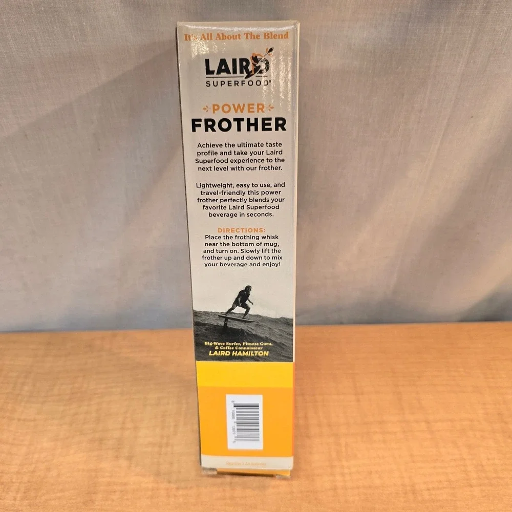 Laird Superfood Power Frother Double Whisk Blender,‎ 19,000 RPM Compact